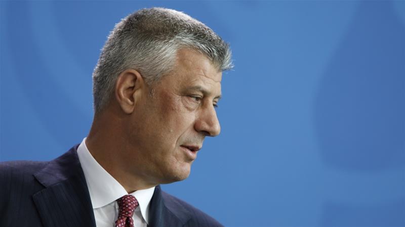 Kosovo's President Thaci, nine others indicted for war crimes