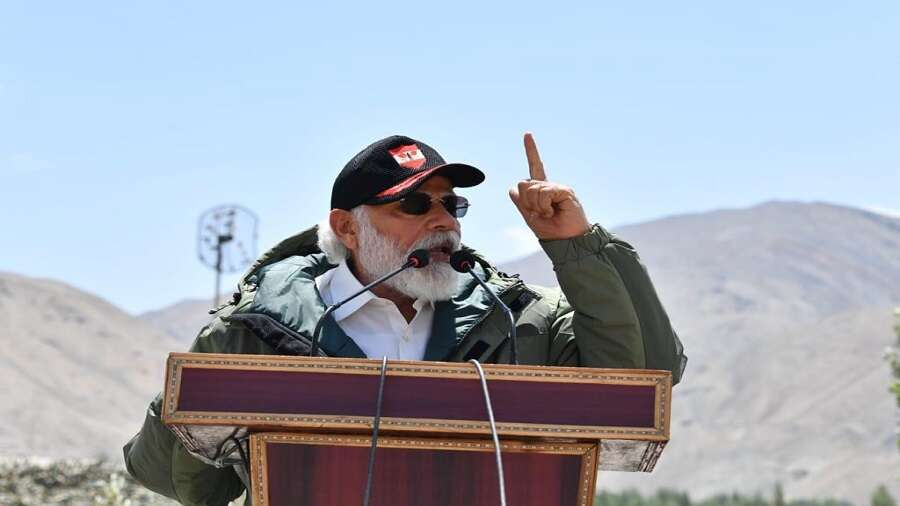 Bravery shown by you has sent message about India's strength: PM to soldiers in Ladakh