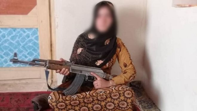 The girl who picked up an AK47 to defend her family