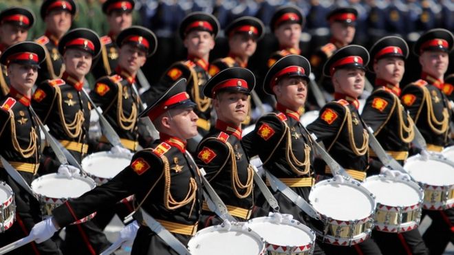 Russia holds World War Two victory parade in coronavirus shadow