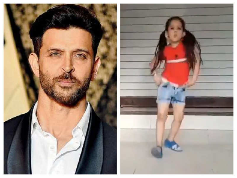 Hrithik Roshan is all praise for a little “star” dancing to his song and it is simply unmis
