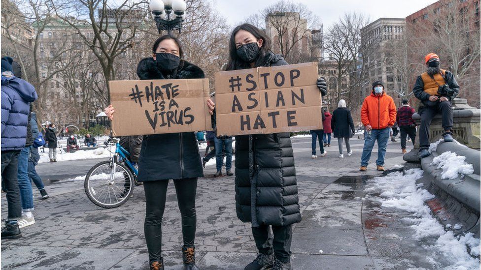 Covid 'hate crimes' against Asian Americans on rise
