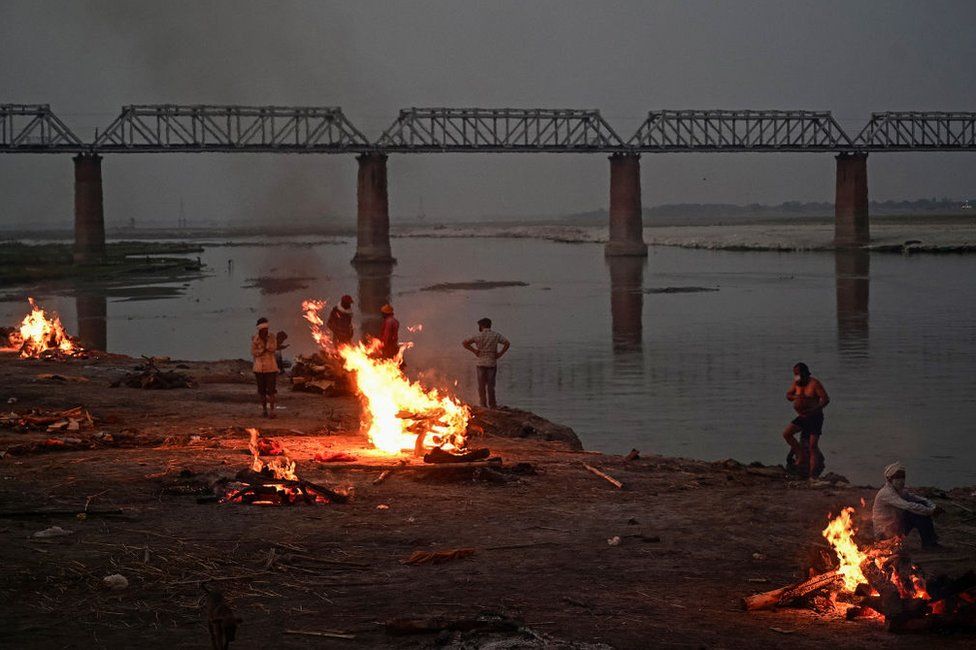 India's holiest river Ganges is swollen with Covid victims