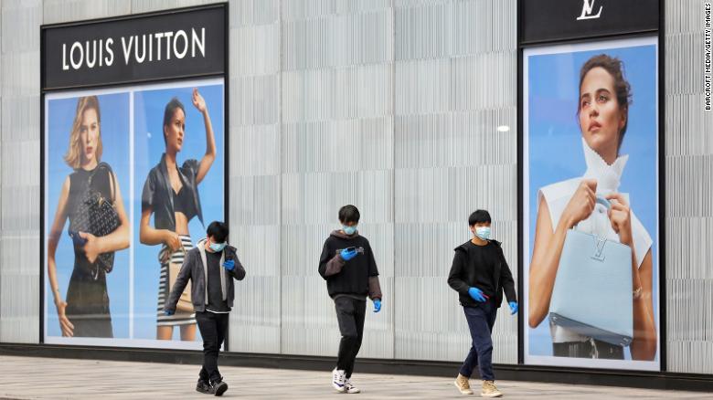 Chinese shoppers are giving luxury brands some hope
