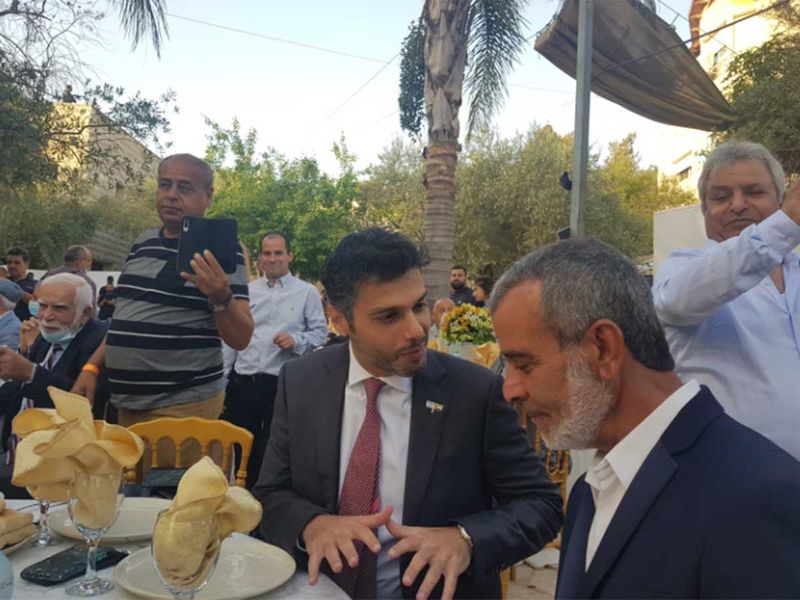 UAE Ambassador to Israel shares iftar with President, Mayor